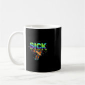 Mug Sept malade mème graffiti goutte amusant jeu de mo (Gauche)