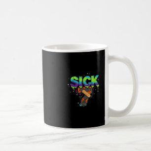Mug Sept malade mème graffiti goutte amusant jeu de mo
