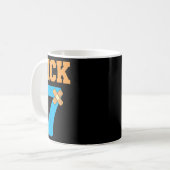 Mug Sept Malade Mème Six Sept Malade 7 Drôle Byndage (Devant gauche)
