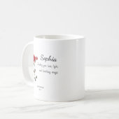 Mug September Aster Personalized Birthday (Devant gauche)