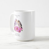 Mug Septembre Aster Flower with Birth Cadeau (Devant gauche)