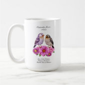 Mug Septembre Aster Flower with Birth Cadeau (Gauche)