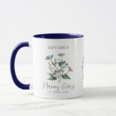 Mug Septembre Mois de naissance Fleur Matin Gloire Cad (Gauche)