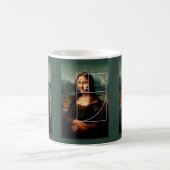 Mug Séquence Leonardo da Vinci Mona Lisa Fibonacci (Centre)