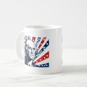 Mug séquin george washington (Devant gauche)