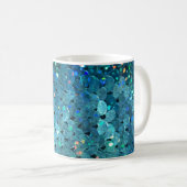 Mug Séquins Sparkle : Macro Abstrait Arrière - plan (Devant droit)