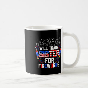 Mug Sera La Soeur Pour Fireworks Drôle 4 juillet