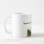Mug serama-timbres, le Conseil de Serama de l'Amérique (Gauche)