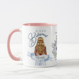 Mug Seras-Tu Ma Demoiselle D'Honneur Proposition Cheve