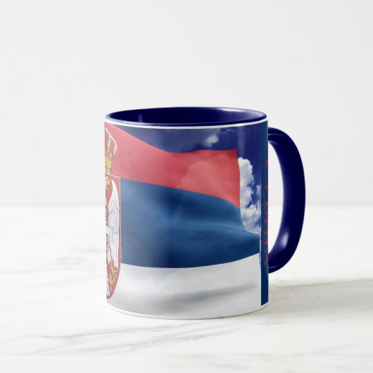 Mug Serbie (Devant droit)