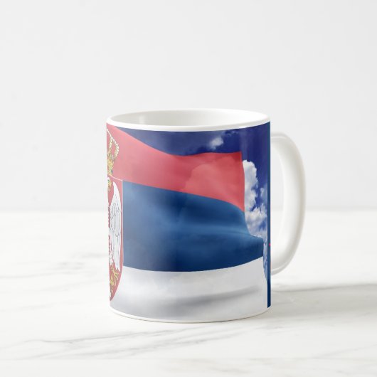 Mug Serbie (Devant droit)