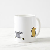 Mug sérénade de chat (Devant droit)