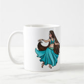 Mug Serene Belly Dancer in Teal                        (Gauche)