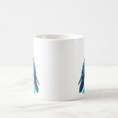 Mug Serene Blue Raven (Centre)