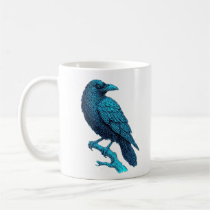 Mug Serene Blue Raven