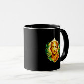 Mug Serene Faceted Portrait Coffee | Modern Spiritual  (Devant droit)