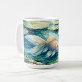 Mug Serene Goldfish & Lotus Pond Artistic (Devant gauche)