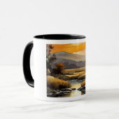 Mug - Serene Nature Inspiré Coffee Cup (Devant gauche)
