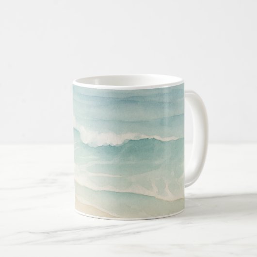 Mug Serene Ocean Artwork (Devant droit)