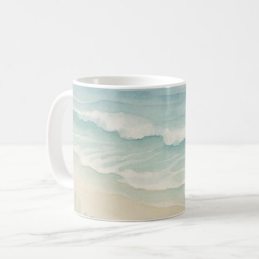 Mug Serene Ocean Artwork (Devant gauche)
