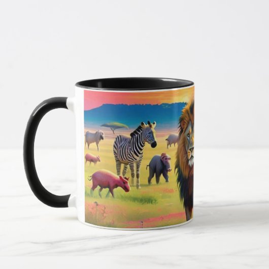 Mug "Serene Savanna Safari" (Gauche)