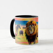 Mug "Serene Savanna Safari" (Devant gauche)