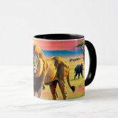 Mug "Serene Savanna Safari" (Devant droit)