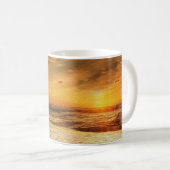 Mug Serene Sunset Beach - Charme côtier paisible (Devant droit)