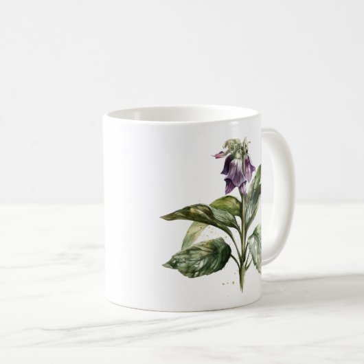 Mug Serene Watercolor Comfrey (Devant droit)