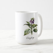 Mug Serene Watercolor Comfrey, personnalisée (Devant droit)