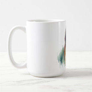 Mug Serene Watercolor Jesus Christ Portrait – Spiritua