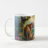 Mug Sérénité dans la peinture forestière enchantée (Gauche)