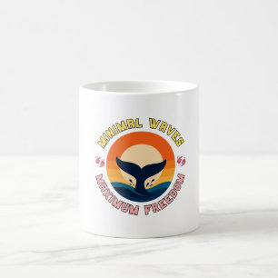 Mug Serénité de la queue de baleine au coucher du sole
