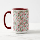 Mug Sérénité de rangée rose (Gauche)