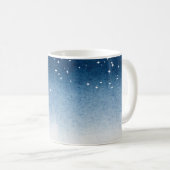 Mug Sérénité Dégradé Bleu Étoilé (Devant droit)