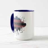 Mug Sérénité du coucher de soleil | Lagune du soir (Devant gauche)