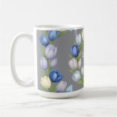 Mug Sérénité en Fleur Pastel Tulip Floral Maison Décor (Gauche)
