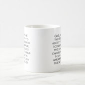 Mug Sérénité Prière Copperplate Lumière gothique Polic (Centre)