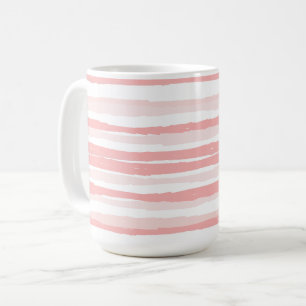 Mug Serenity Boho Blush Pink Organic Strips