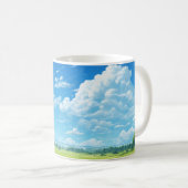 Mug Serenity in the Sky - Blue Sky and Clouds (Devant droit)