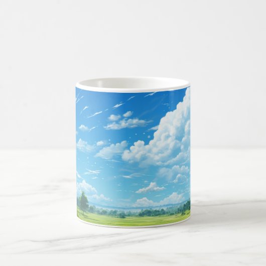 Mug Serenity in the Sky - Blue Sky and Clouds (Centre)