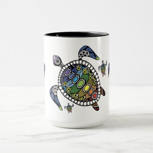 Mug Serenity Turtle Chakras (Centre)