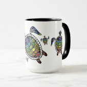Mug Serenity Turtle Chakras (Devant droit)