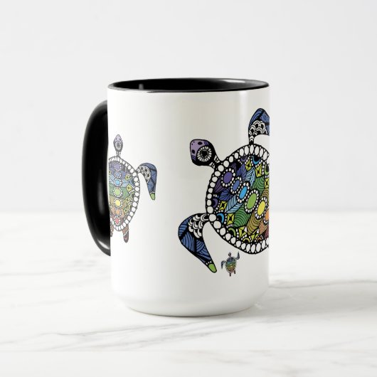 Mug Serenity Turtle Chakras (Devant gauche)