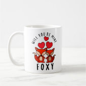 Mug Serez-Vous Foxy À Moi - Fox Lover Saint-Valentin (Gauche)