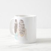 Mug Serez-vous ma bonne d'honneur meilleure amie muett (Devant gauche)