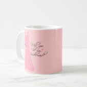 Mug "Serez-vous ma demoiselle d'honneur ? " (Devant gauche)