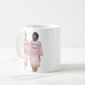 Mug Serez-vous ma demoiselle d'honneur ? Filles en pei (Devant gauche)