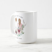 Mug Serez-vous ma demoiselle d'honneur ? Filles En Rob (Devant gauche)