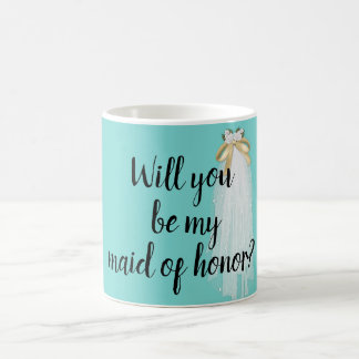 Mug Serez-vous ma domestique d'honneur ? couleur de